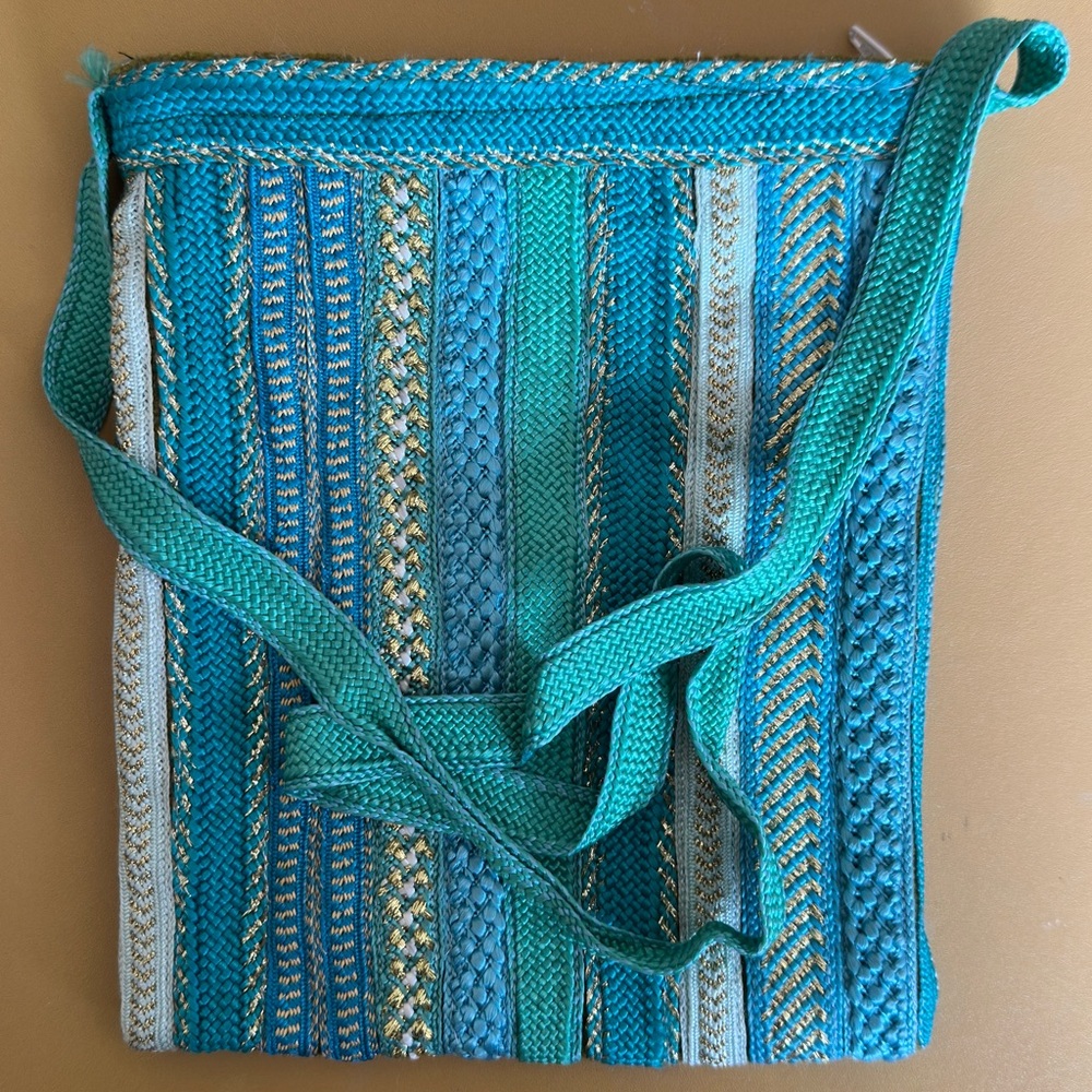 Moroccan handcrafted cloth shoulder bag